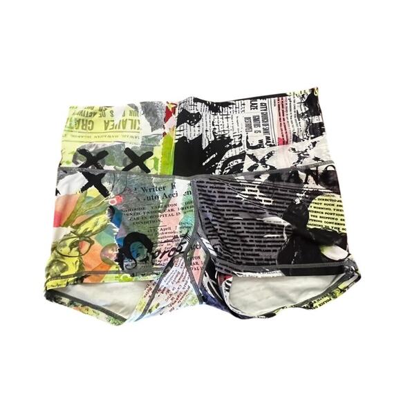 EUC Niyama Sol Rare colorful shorts size XL yoga activewear - Picture 1 of 3